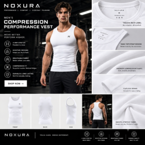NOXURA Essential Gym Vest white
