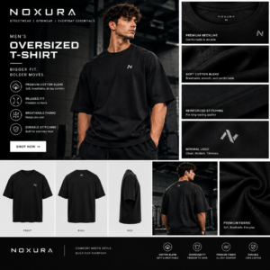 Oversized T-Shirt black